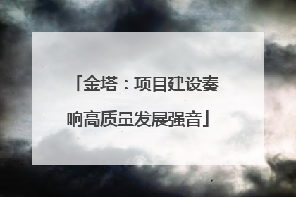 金塔：项目建设奏响高质量发展强音