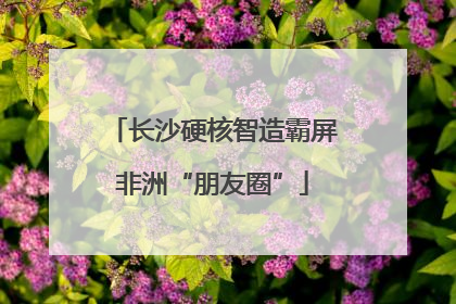 长沙硬核智造霸屏非洲“朋友圈”