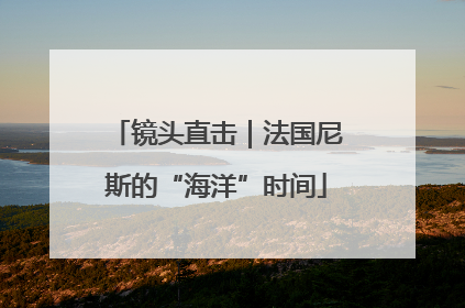 镜头直击｜法国尼斯的“海洋”时间