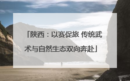 陕西：以赛促旅 传统武术与自然生态双向奔赴
