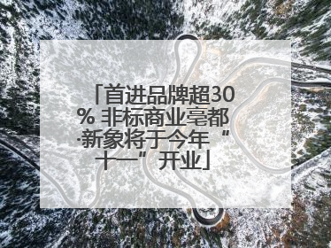首进品牌超30% 非标商业亳都·新象将于今年“十一”开业