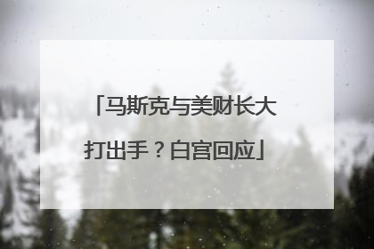 马斯克与美财长大打出手？白宫回应