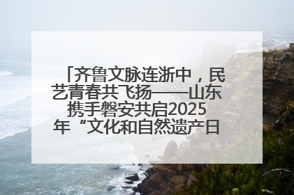 齐鲁文脉连浙中，民艺青春共飞扬——山东携手磐安共启2025年“文化和自然遗产日”系列活动