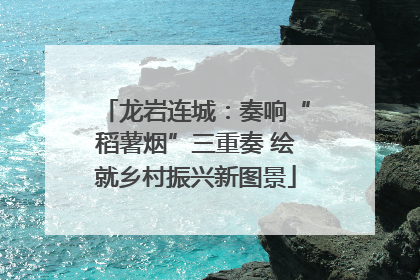 龙岩连城：奏响“稻薯烟”三重奏 绘就乡村振兴新图景