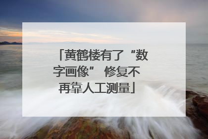 黄鹤楼有了“数字画像” 修复不再靠人工测量