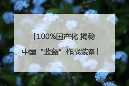 100%国产化 揭秘中国“蓝盔”作战装备