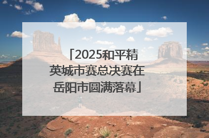 2025和平精英城市赛总决赛在岳阳市圆满落幕