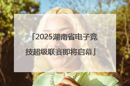 2025湖南省电子竞技超级联赛即将启幕