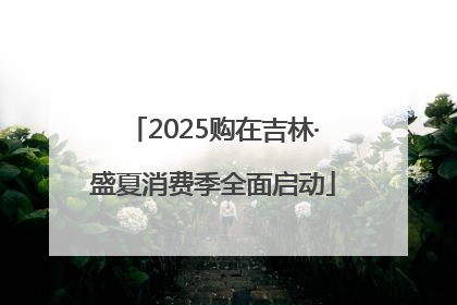 2025购在吉林·盛夏消费季全面启动
