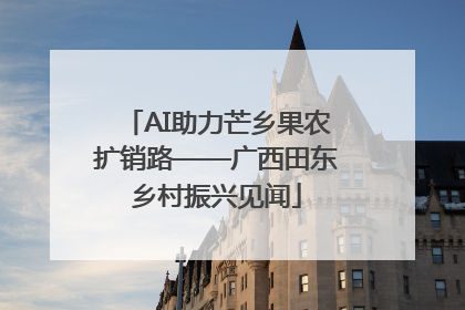 AI助力芒乡果农扩销路——广西田东乡村振兴见闻
