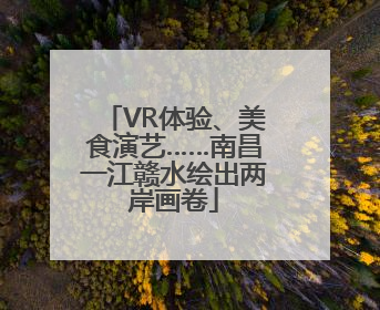 VR体验、美食演艺……南昌一江赣水绘出两岸画卷